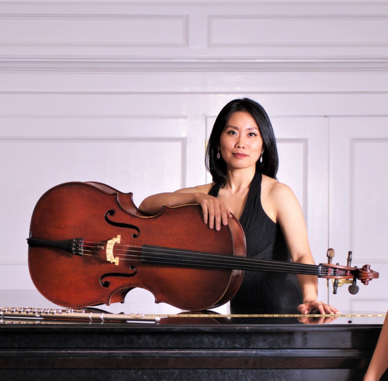 Dr. Cherry Kim with cello and piano